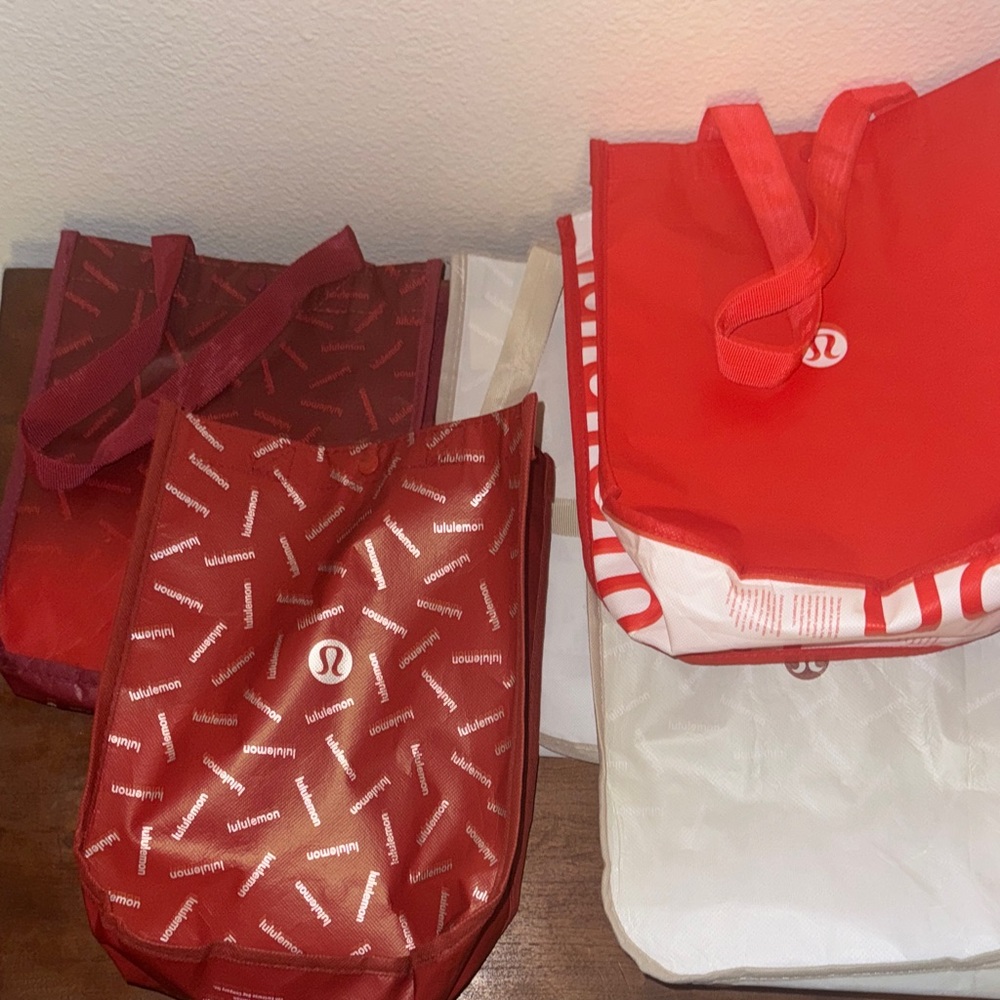 Lululemon Reusable Tote Bags Set